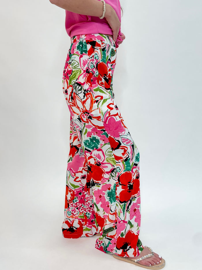 Tropical Bloom Relaxed Pants
