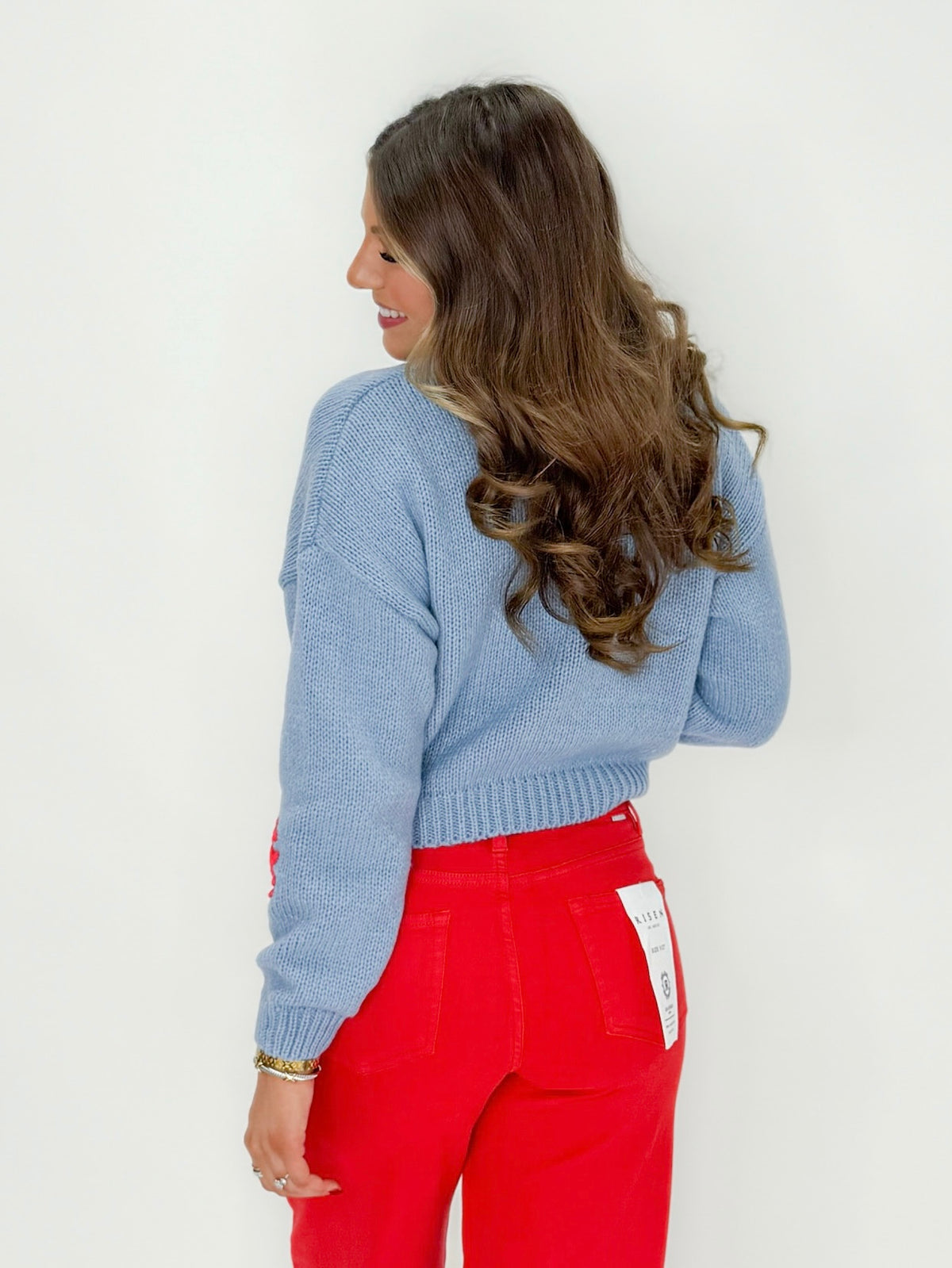 Star Patch Button Knit Cardigan