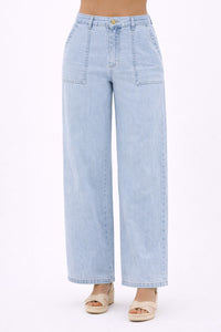 Blue Skies Wide-Legs Jeans