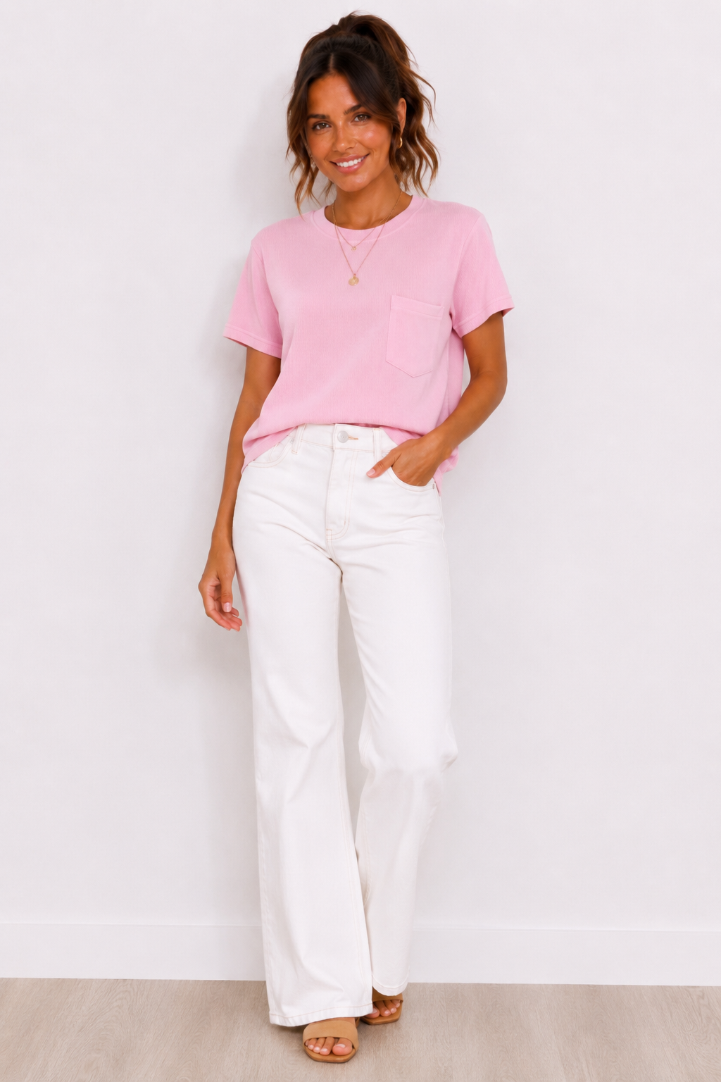 The Pink Margin Tee –