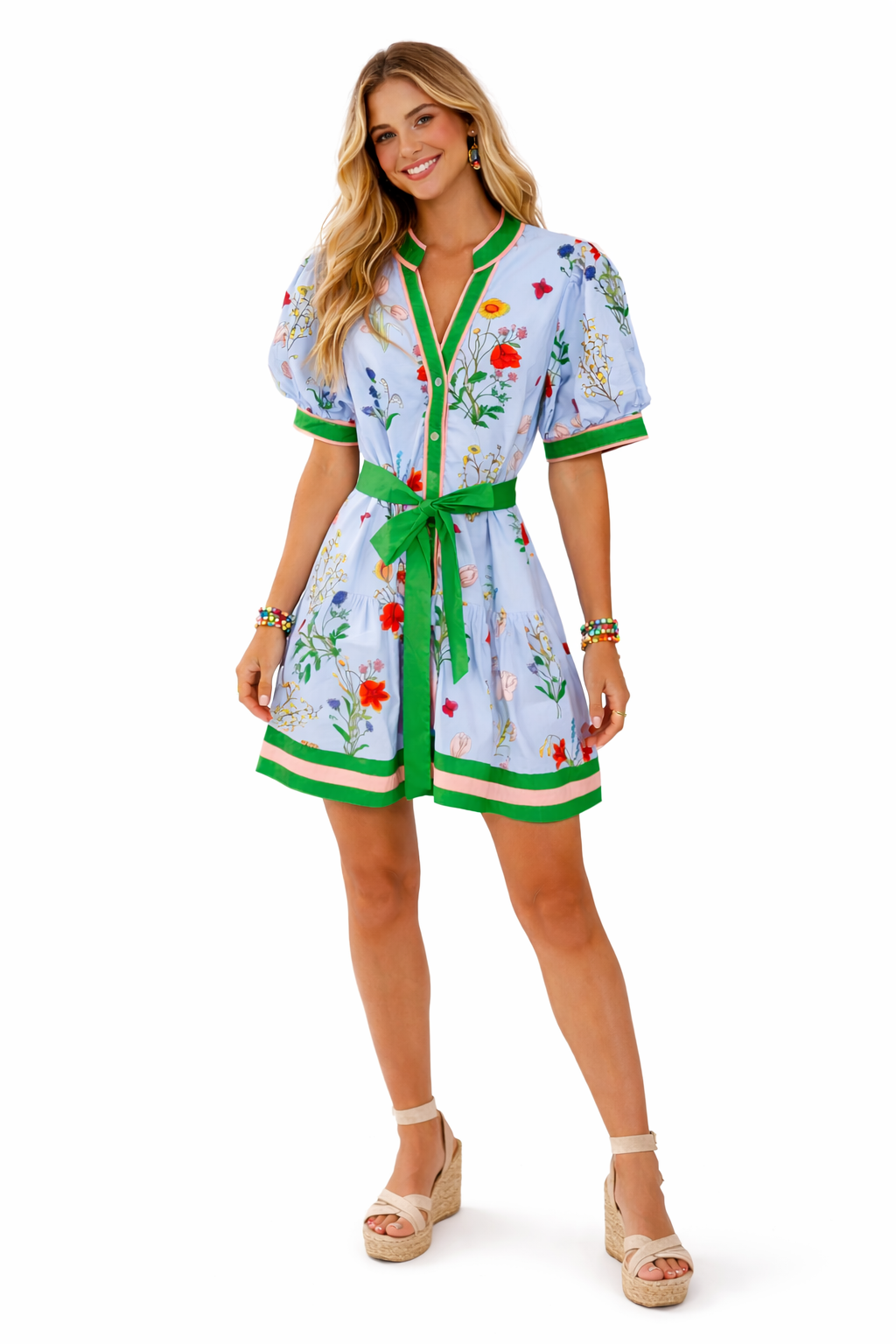 The Boho Bloom Mini Dress