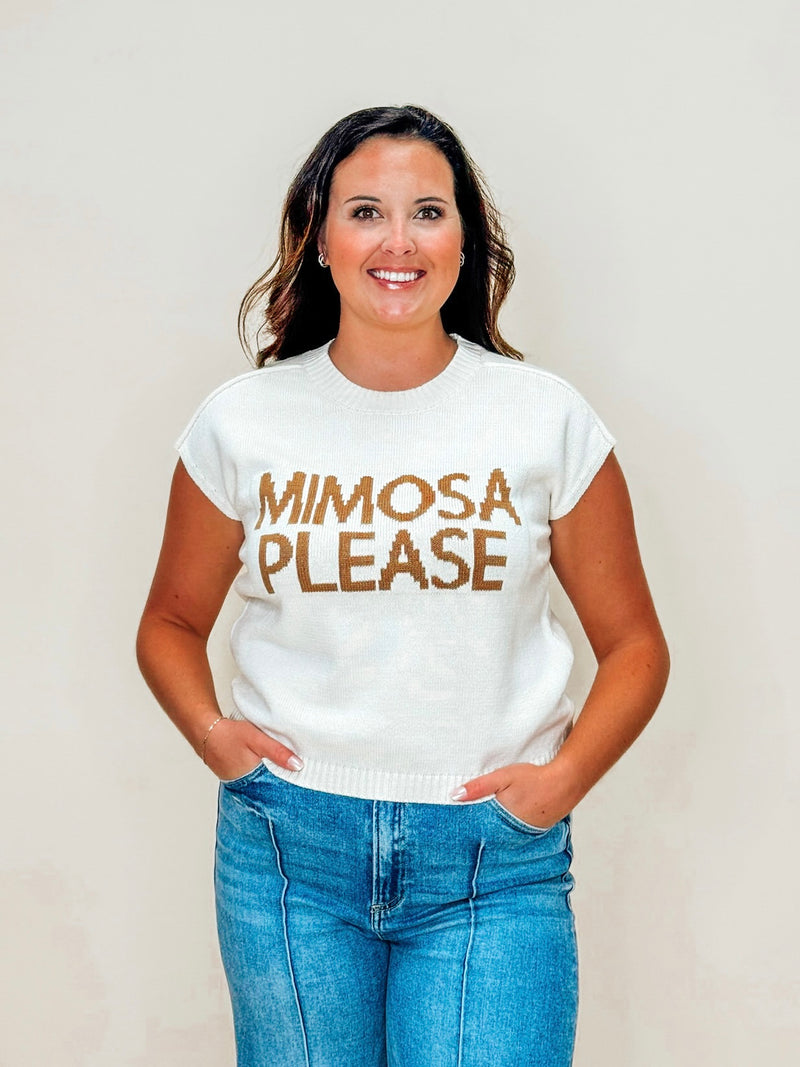 Mimosa Please Knit Sweater Tank