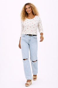 Vintage Rosebud Cardi Sweater