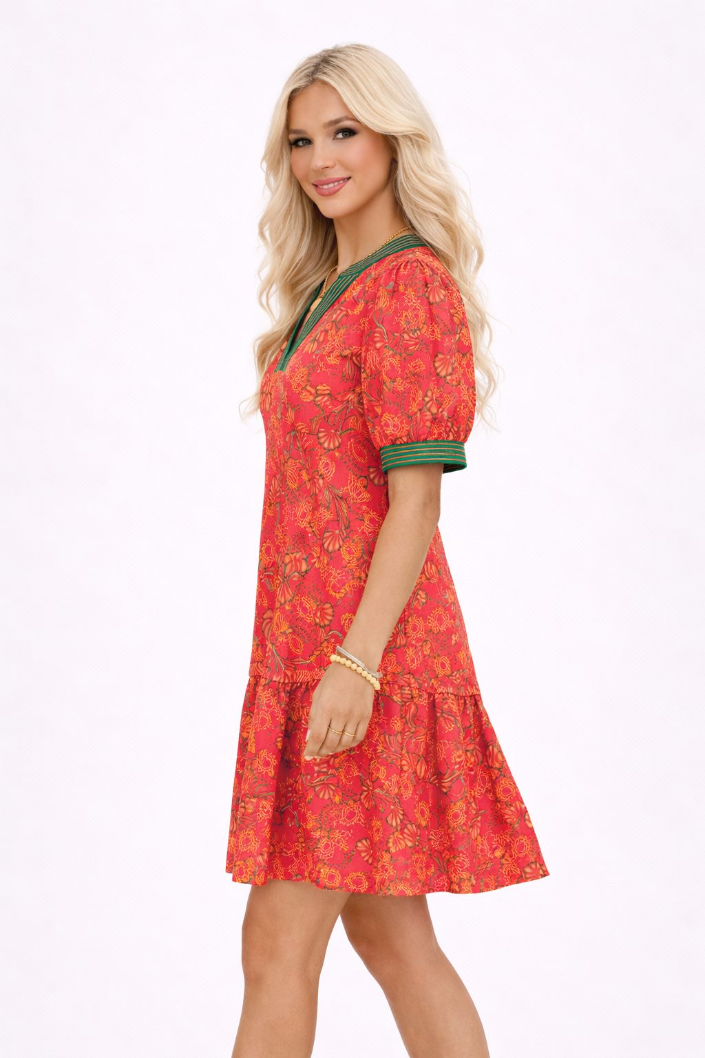 Poppy Groove Mini Dress
