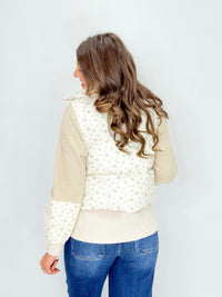 Blush Meadow Quilted Vest