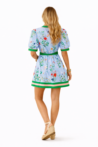 The Boho Bloom Mini Dress