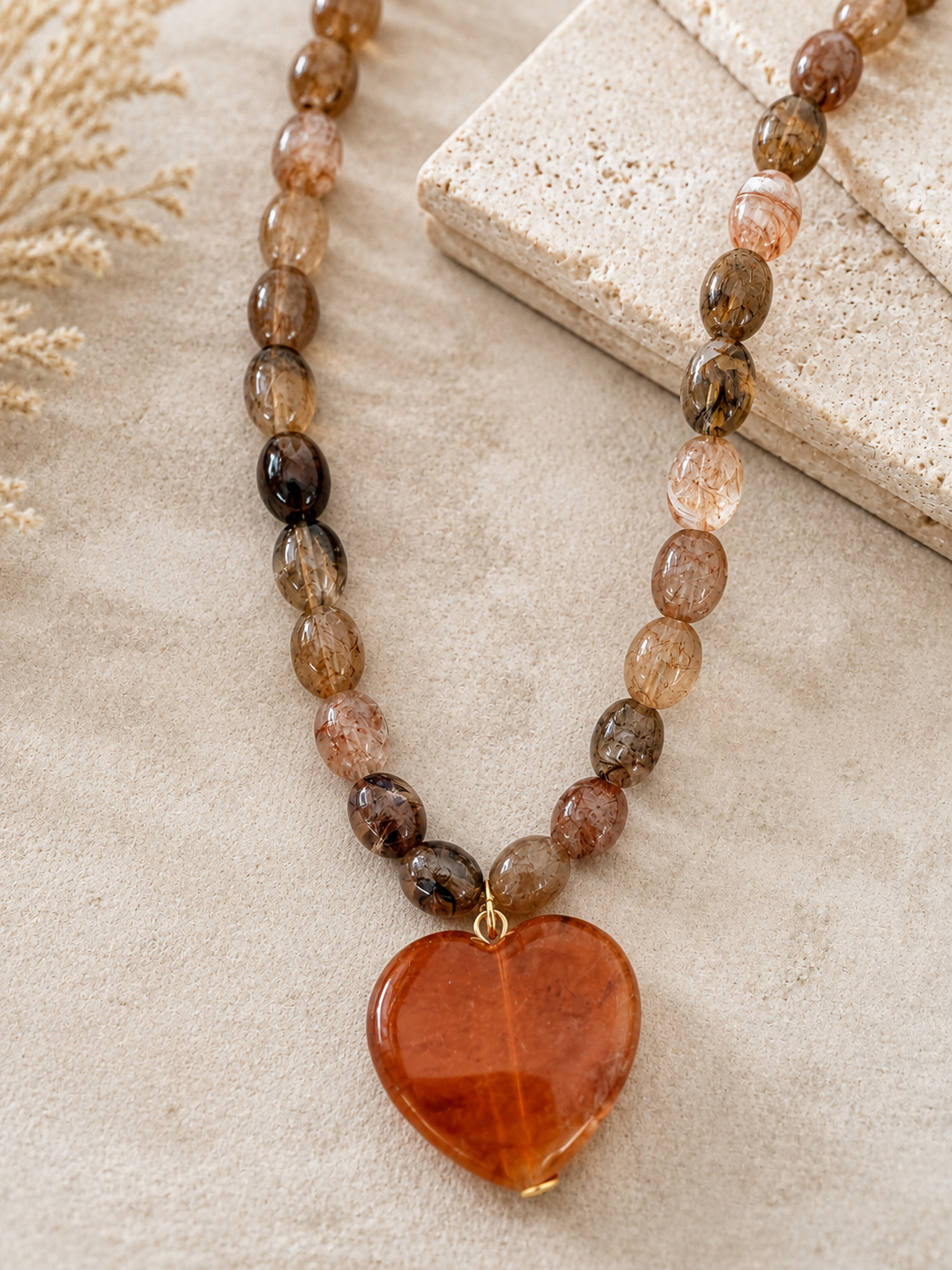 The Sienna Heart Necklace.