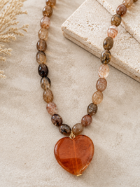 The Sienna Heart Necklace.
