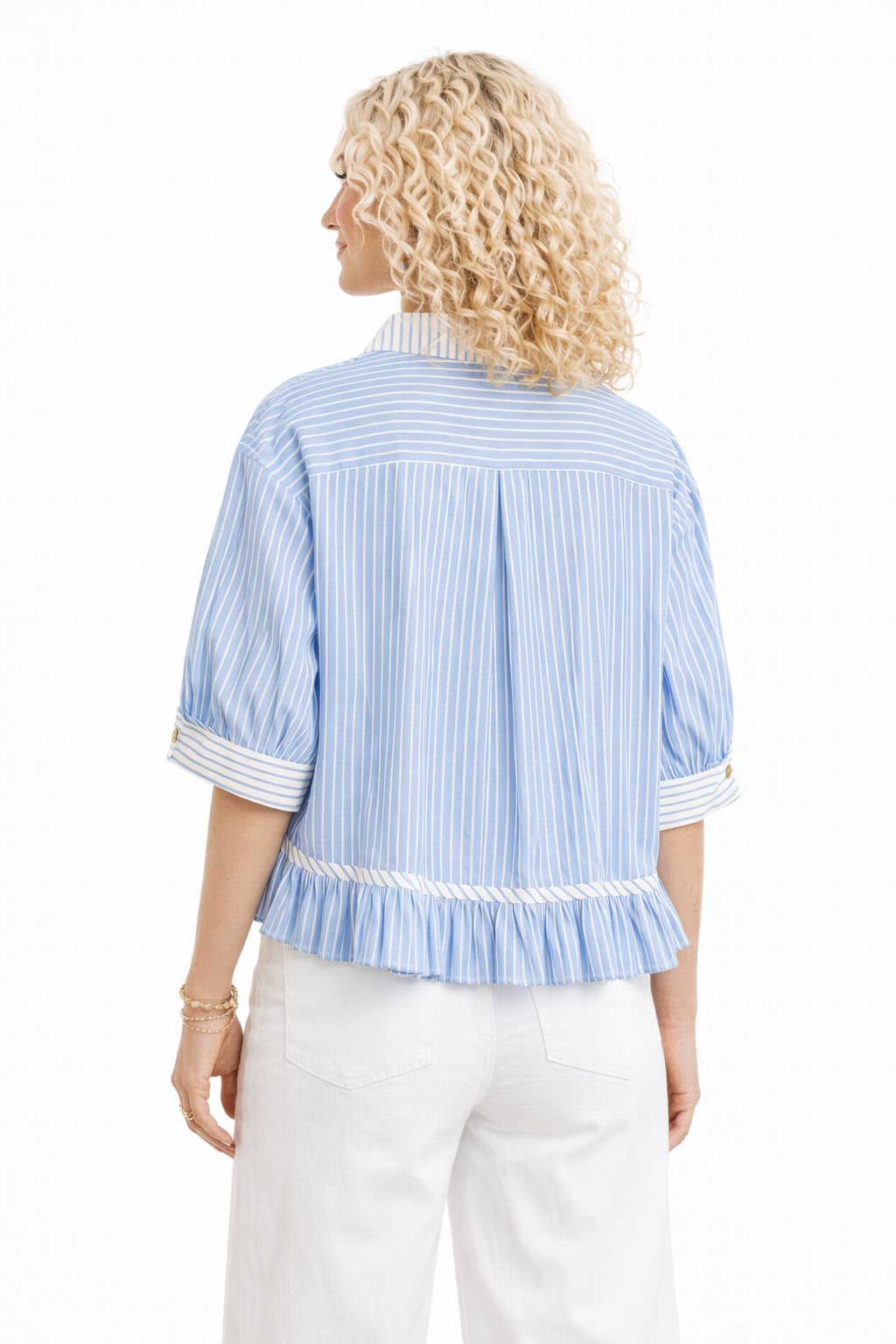 Harbor Breeze Ruffle Blouse