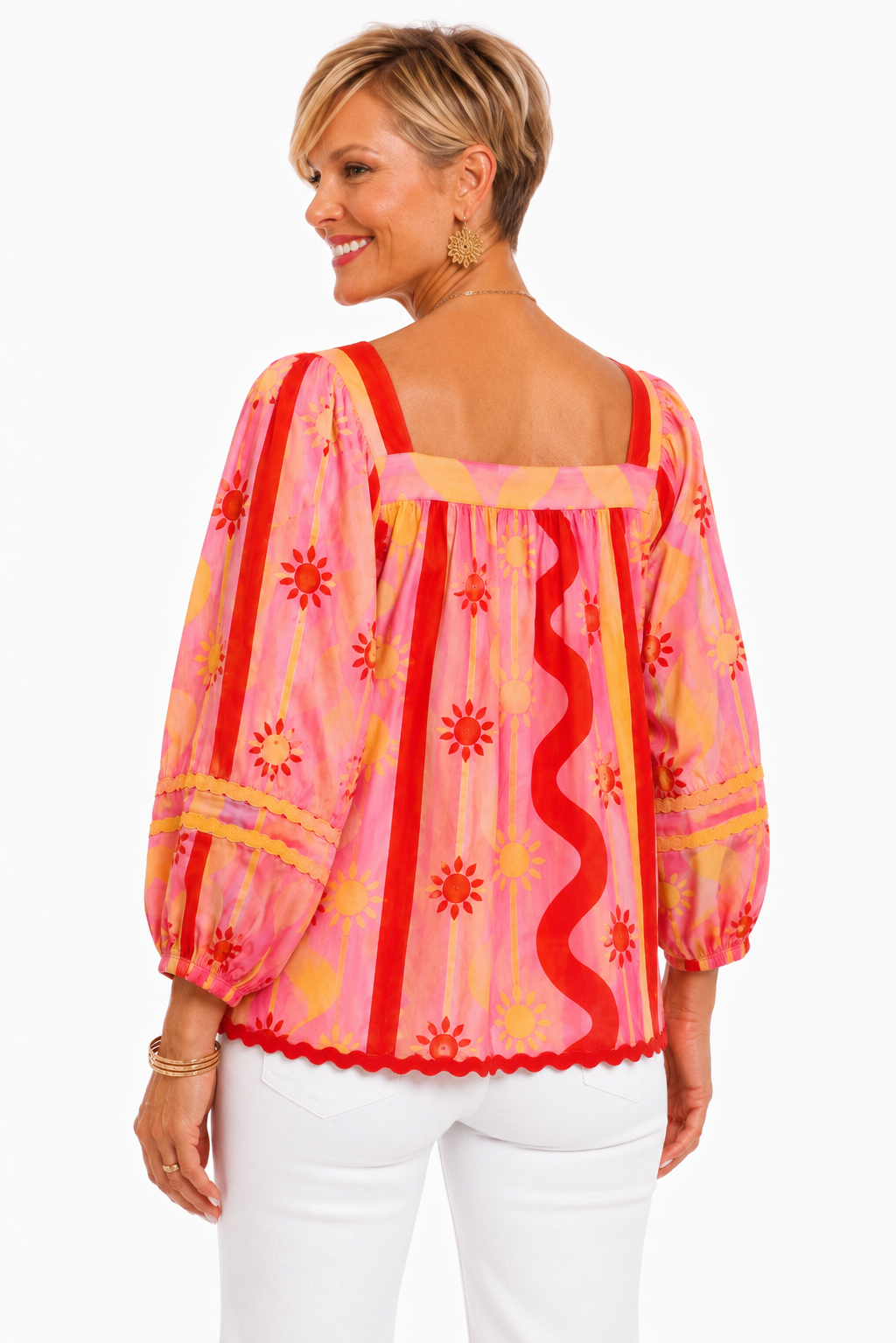 Sunbeam & Sangria Blouse