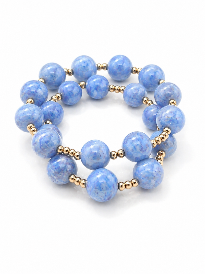Blue Ocean Marble Bracelets