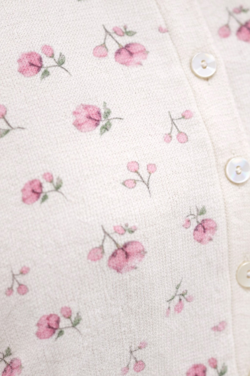 Vintage Rosebud Cardi Sweater