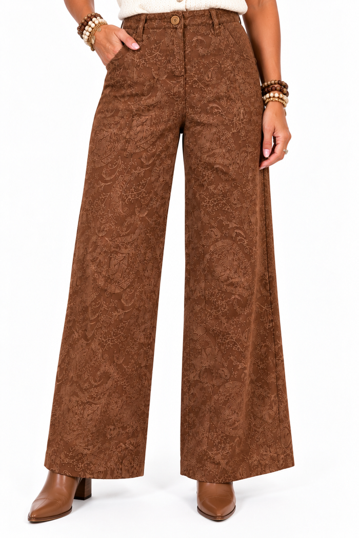 Bandana Road Wide Leg Pants