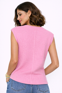 Softline Sleeveless  Knit Sweater