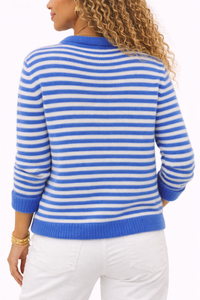 Ocean Breeze Striped Cardigan