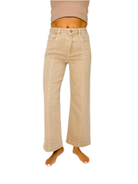 Risen Latte High Rise Crop Jean