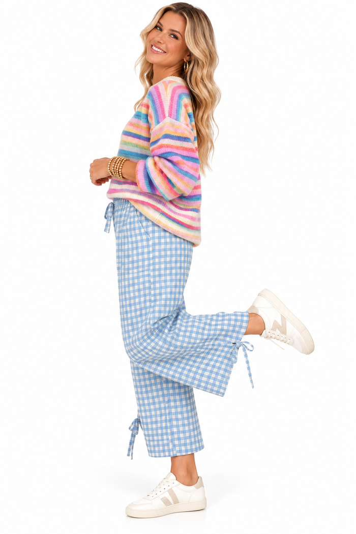 Bluebell Picnic Tie Pants