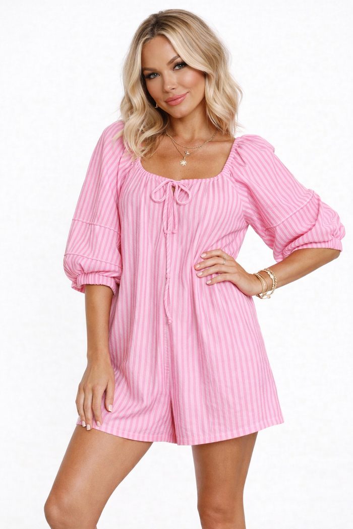 Pink Pony Show Romper