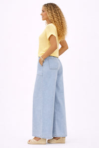 Blue Skies Wide-Legs Jeans
