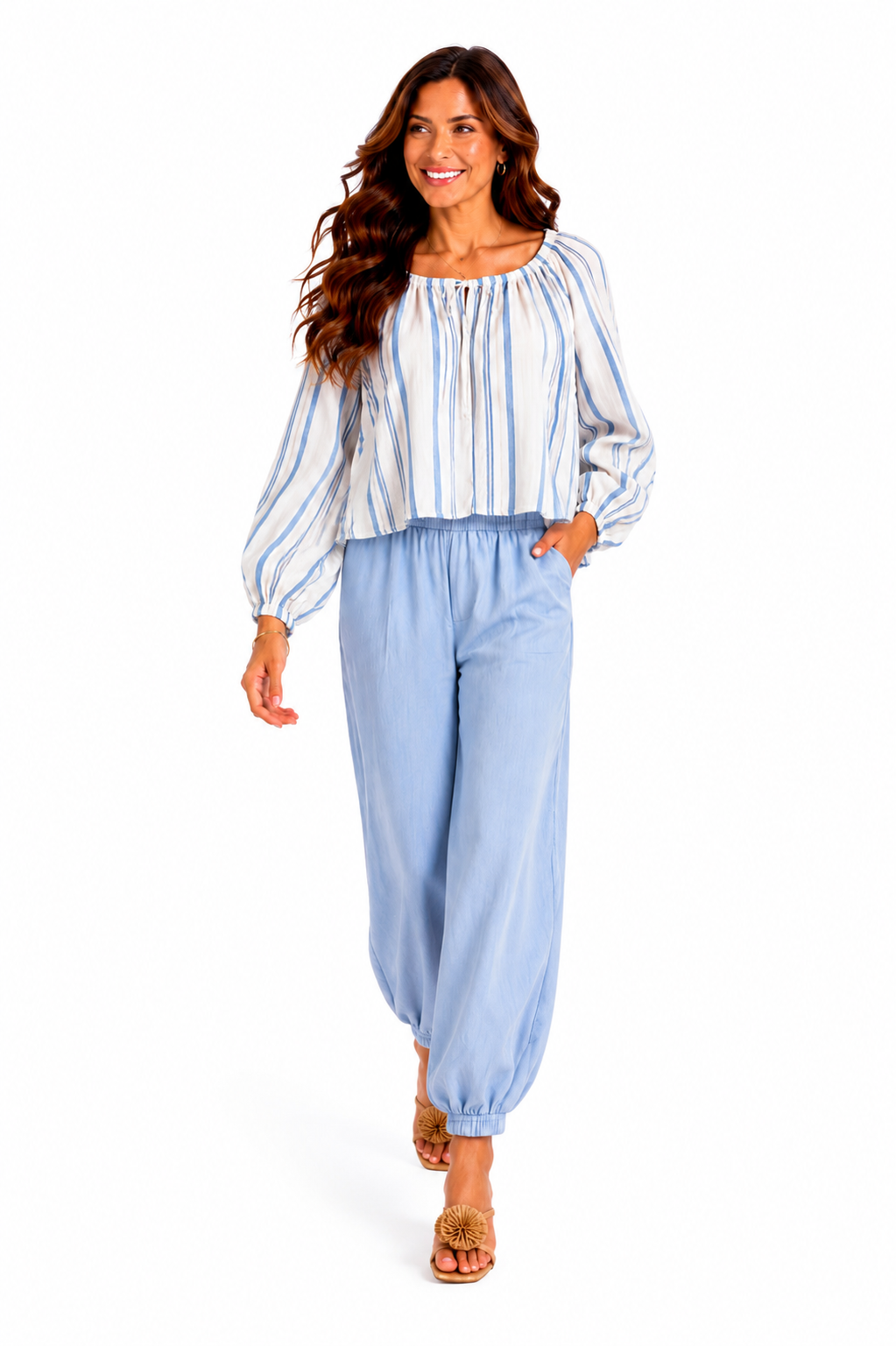 The Blue Heron Blouse