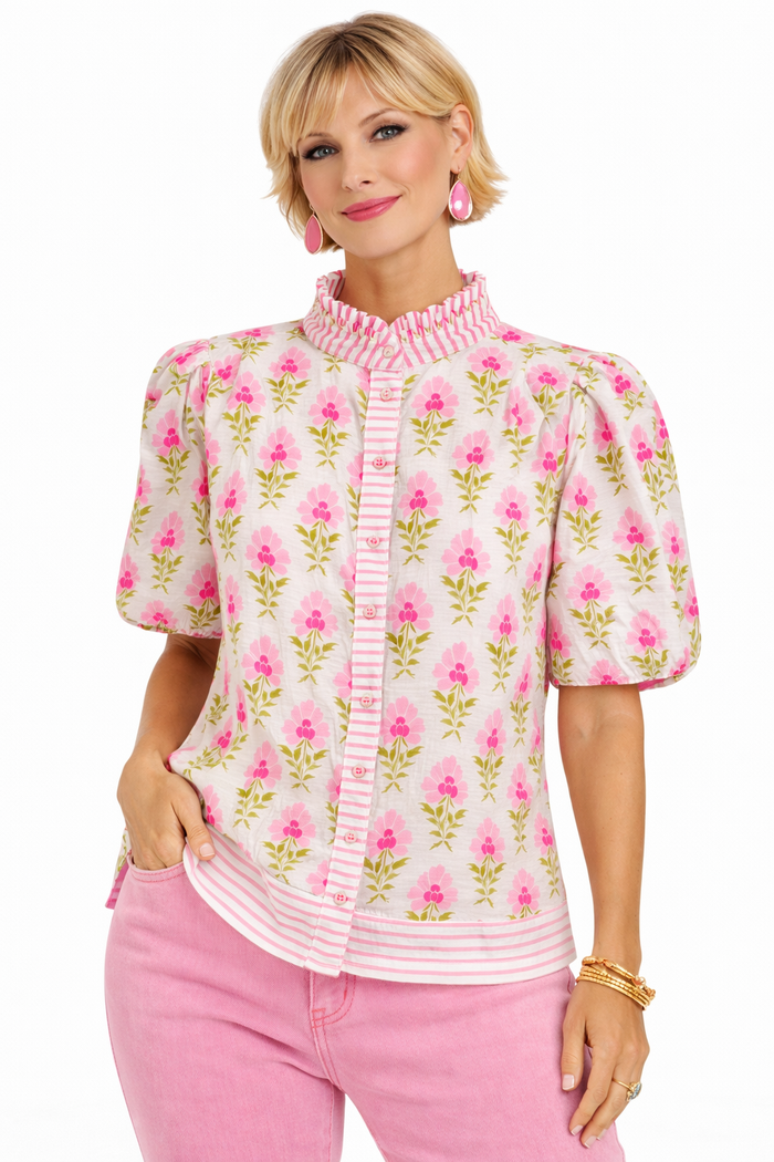 Pink Petal Lane Blouse