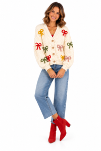 Mallory Bow Cardigan