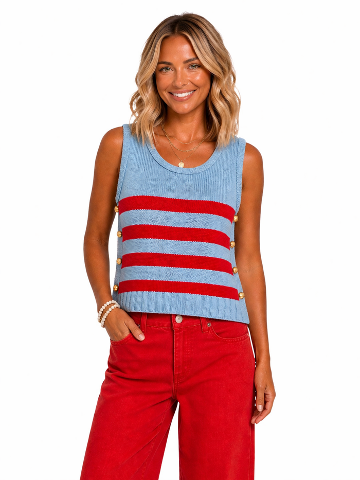 Main Character Stripe Vest