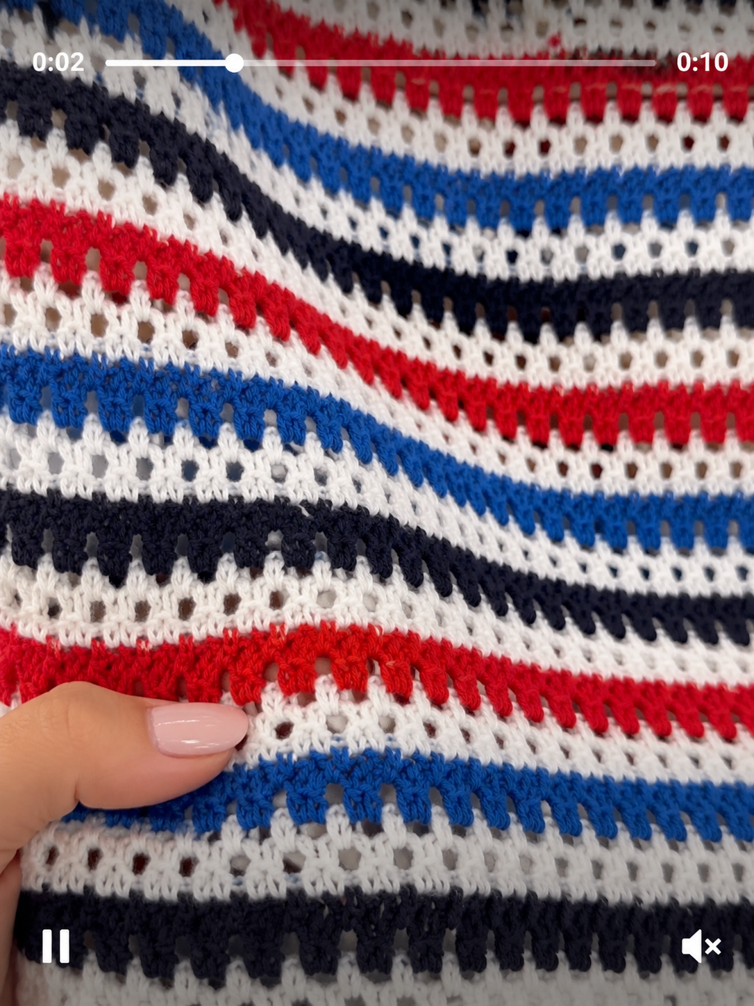 Firecracker Crochet Tank