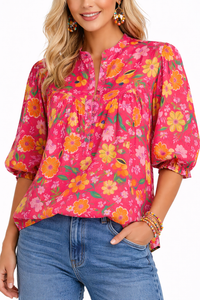 Colorburst Floral Top