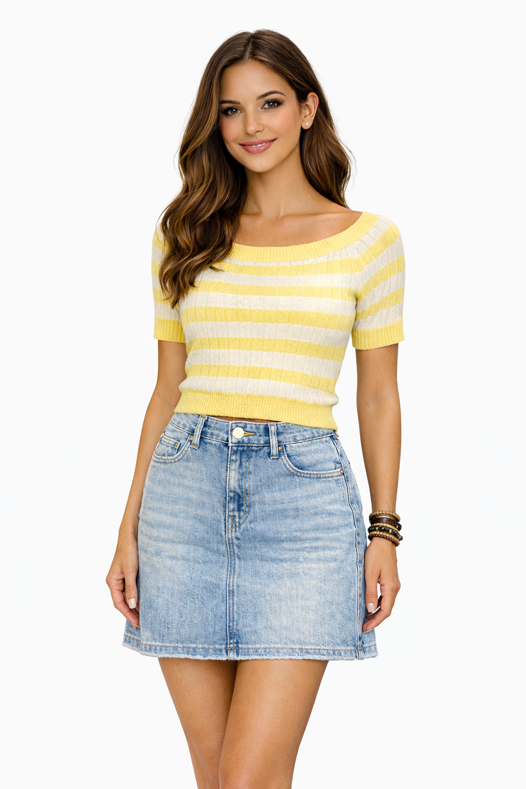 Risen Light Wash Skirt/Short