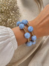 Blue Ocean Marble Bracelets