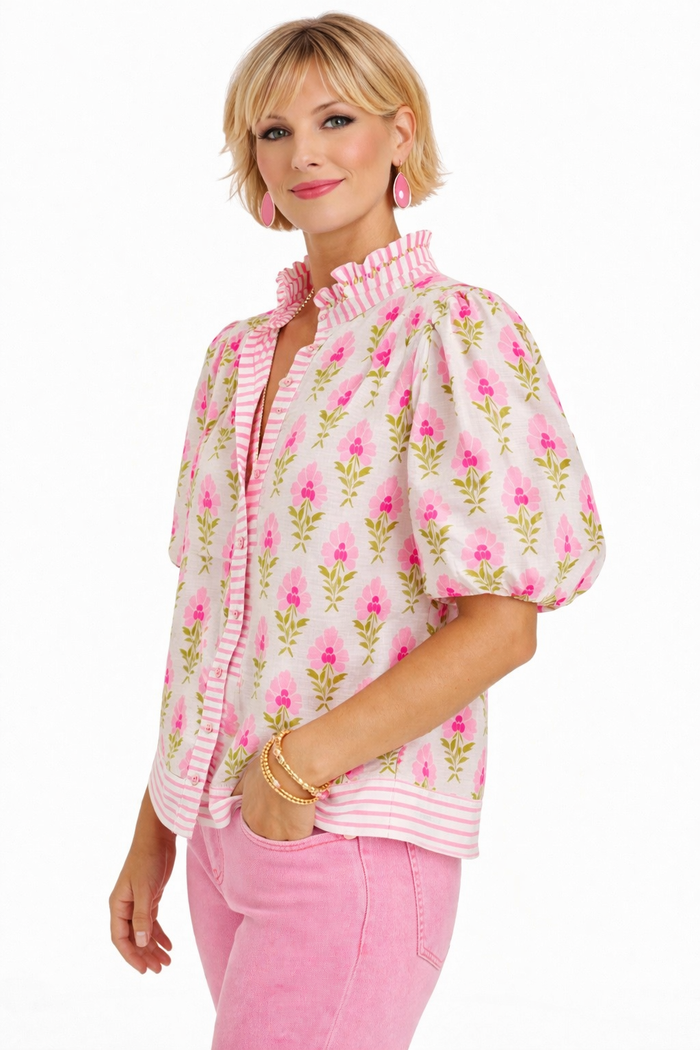 Pink Petal Lane Blouse