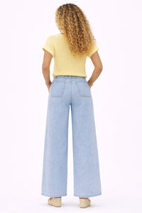 Blue Skies Wide-Legs Jeans