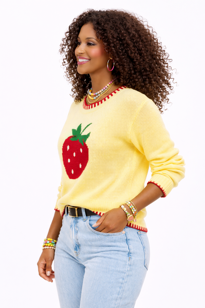 Strawberry Squeeze Sweater