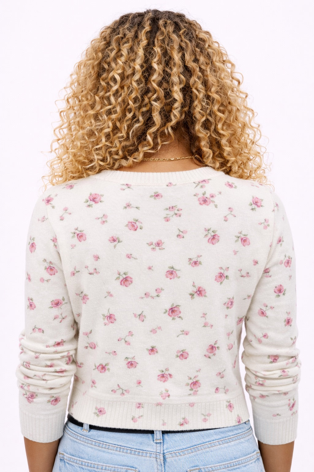 Vintage Rosebud Cardi Sweater