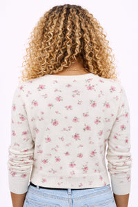 Vintage Rosebud Cardi Sweater