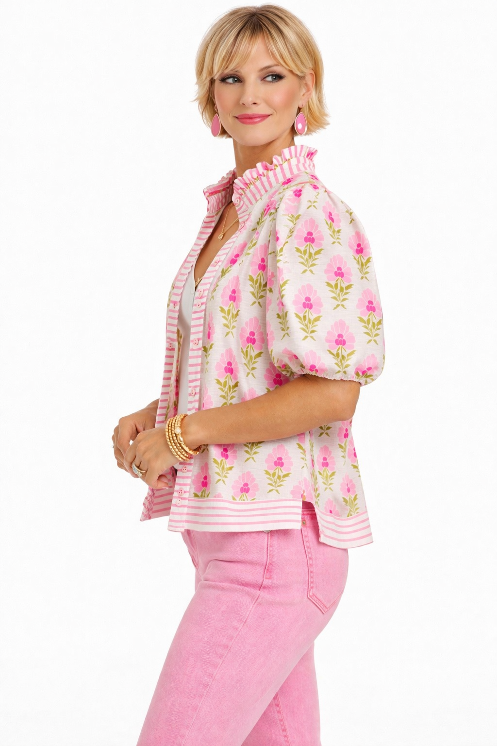 Pink Petal Lane Blouse