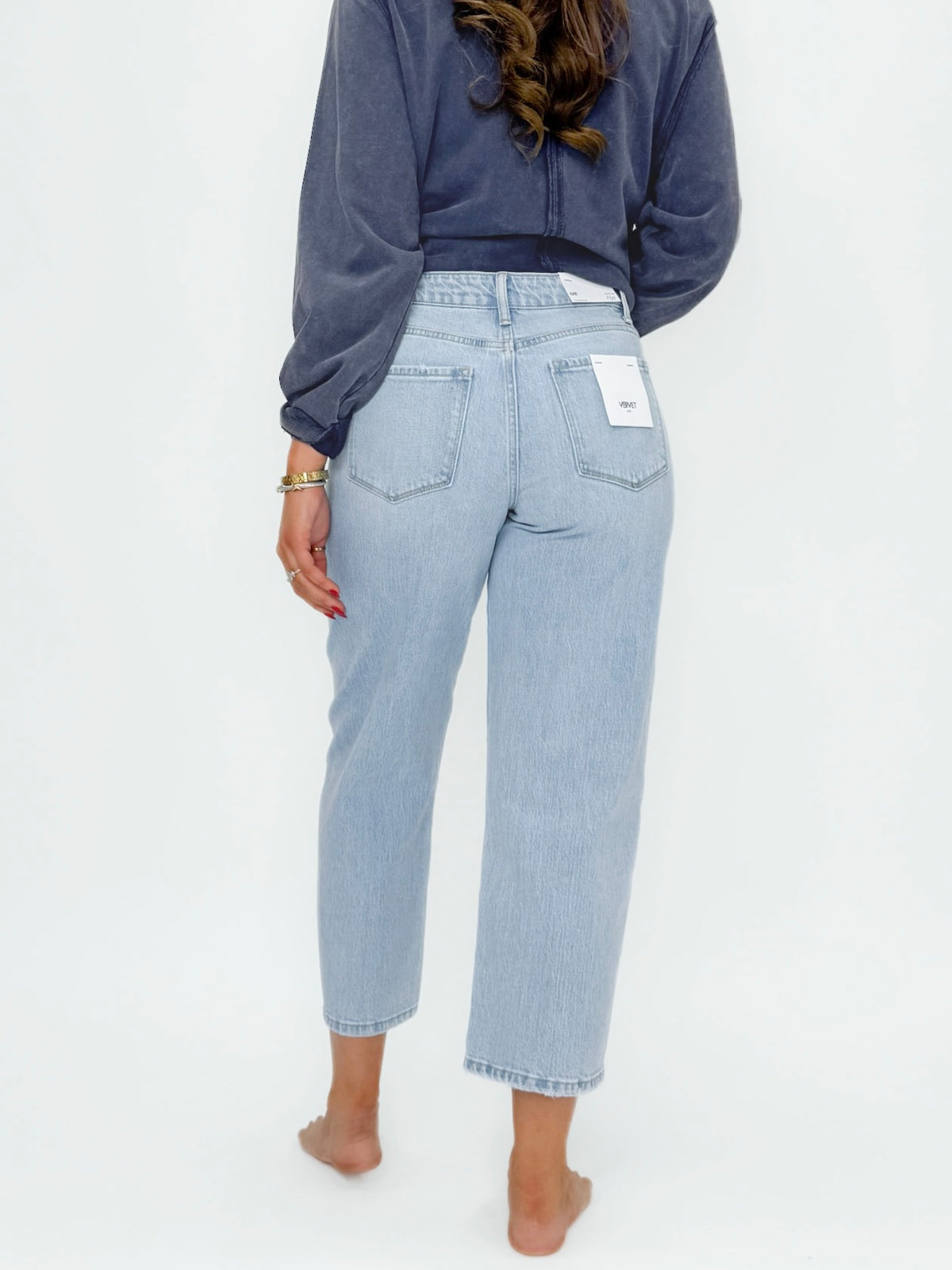 Vervet “Kate” Barrel Leg Denim