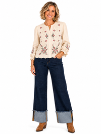 Midnight Cuff Risen Jeans