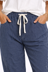 Harbor Stripe Barrel Pants