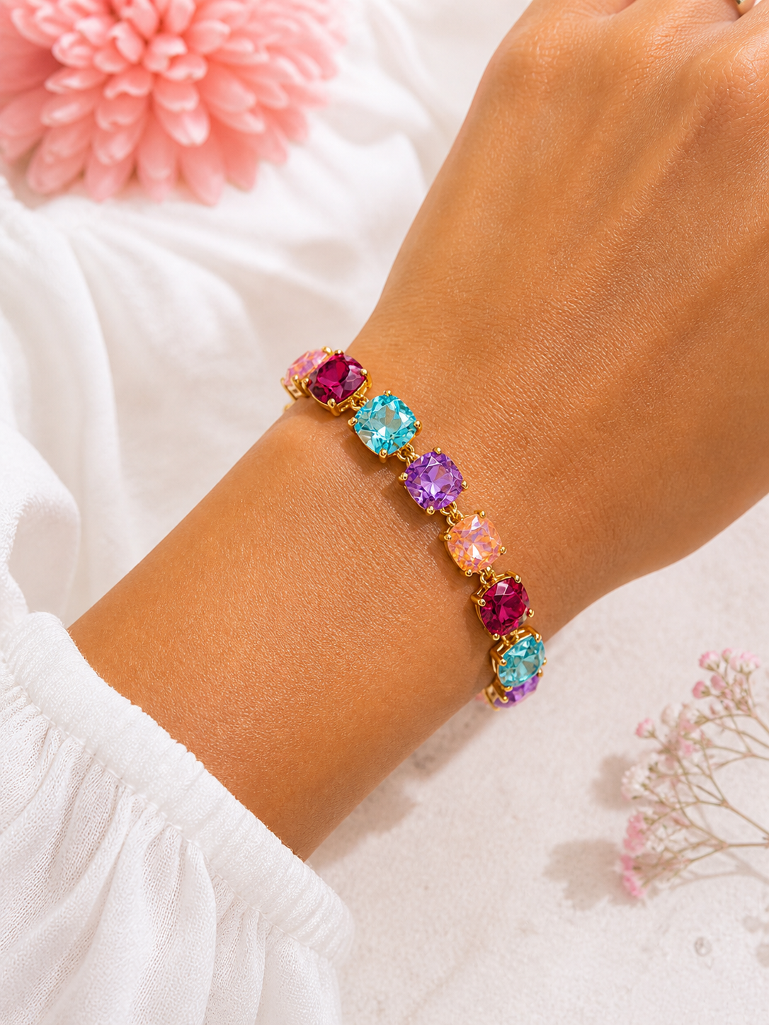 Sugar Glass Confetti Bracelet
