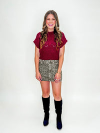 Prowl Mode Denim Mini Skirt