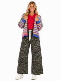 Confetti Skies Tie-Front Cardigan