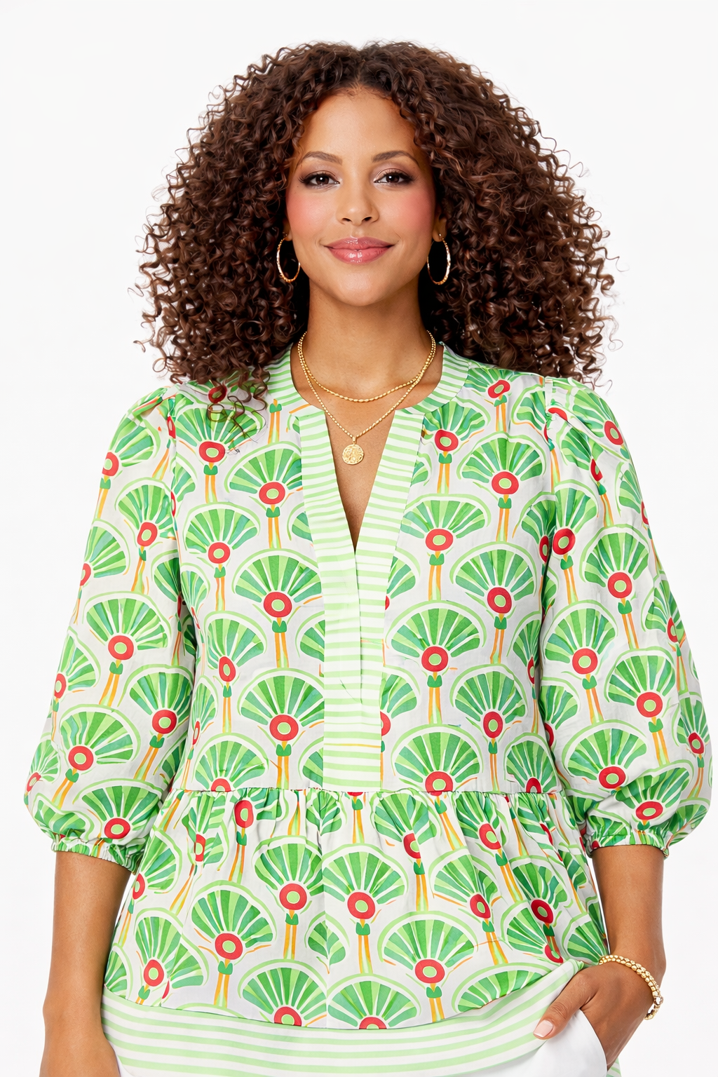 Fresh Palette Peplum Top