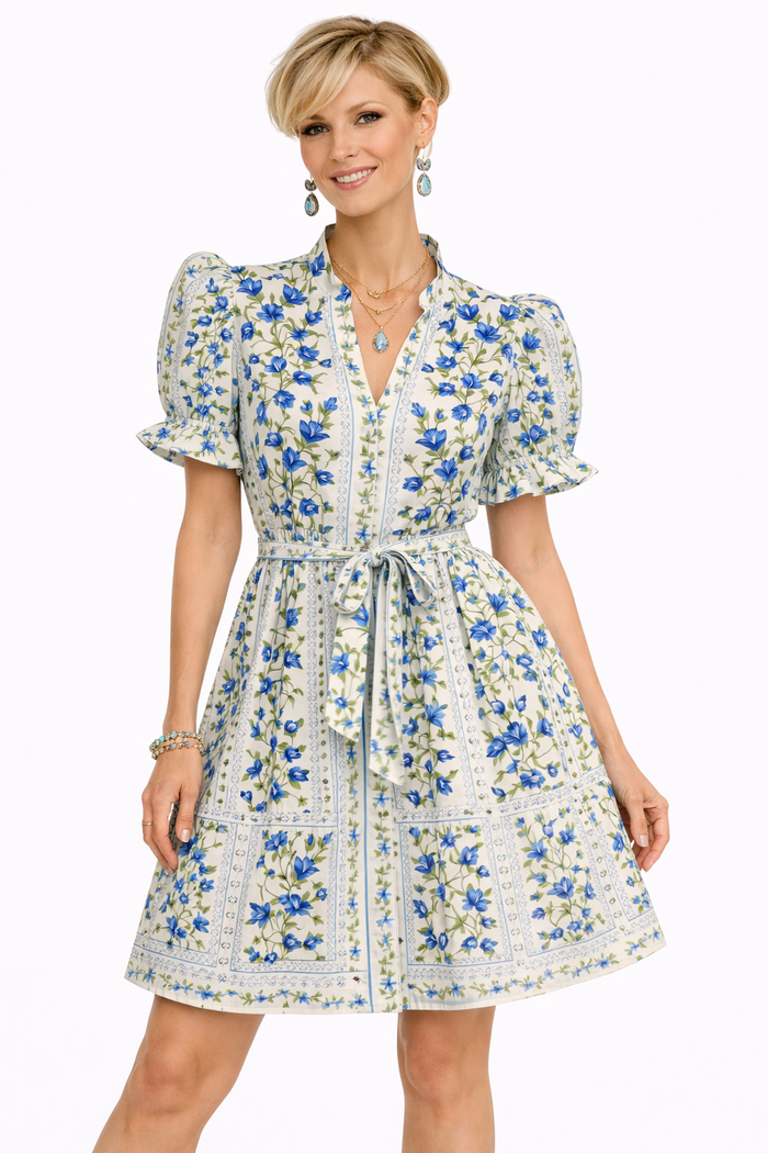 Provence Petal Mini Dress