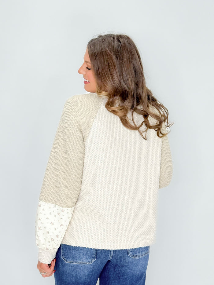 Winter’s Meadow Waffle Knit Top