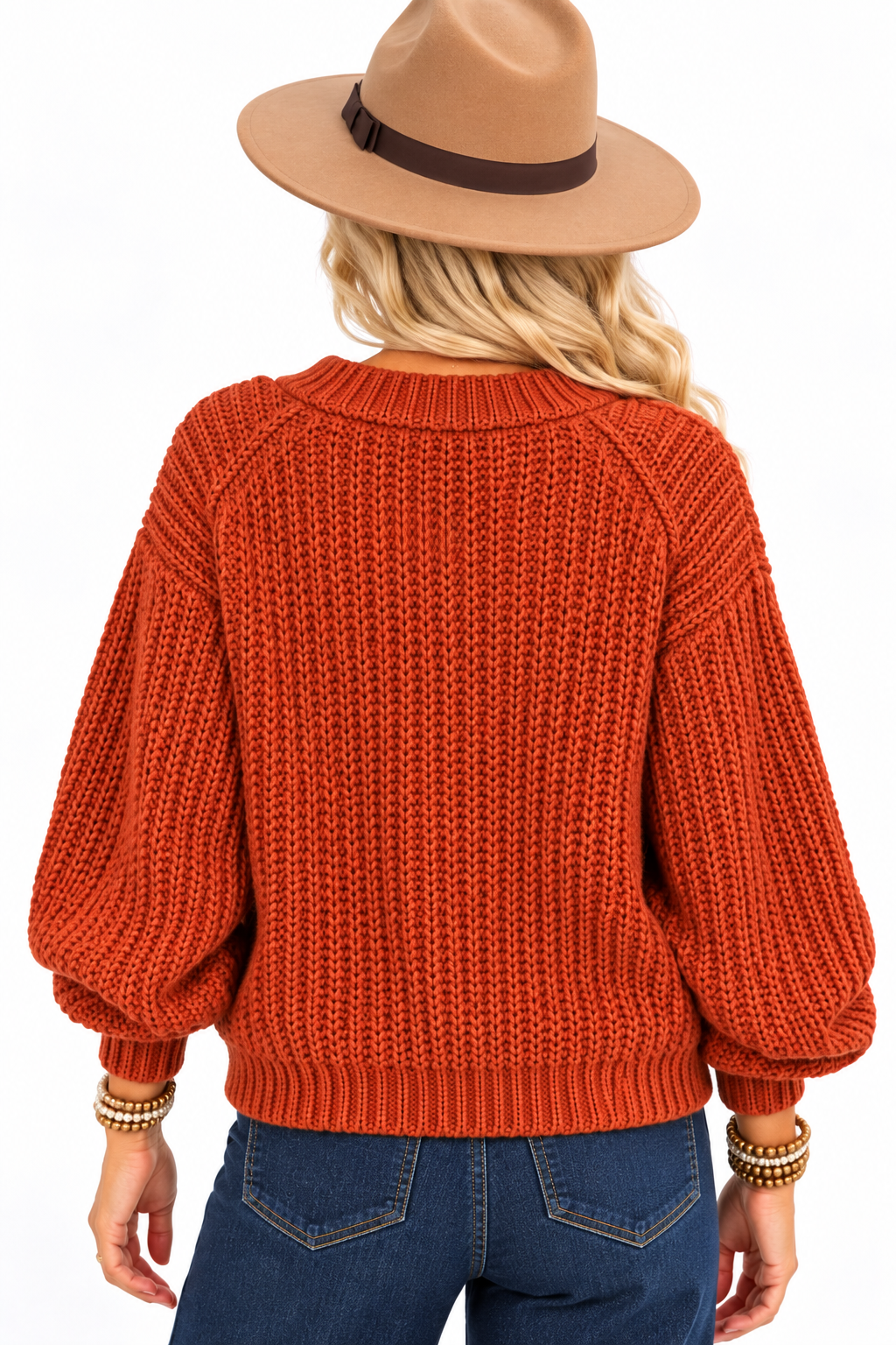 Chunky Copper Penny Wish Cardigan