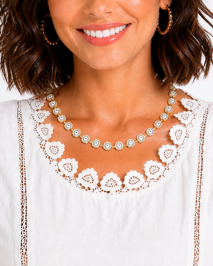 Crystal Tennis Necklace