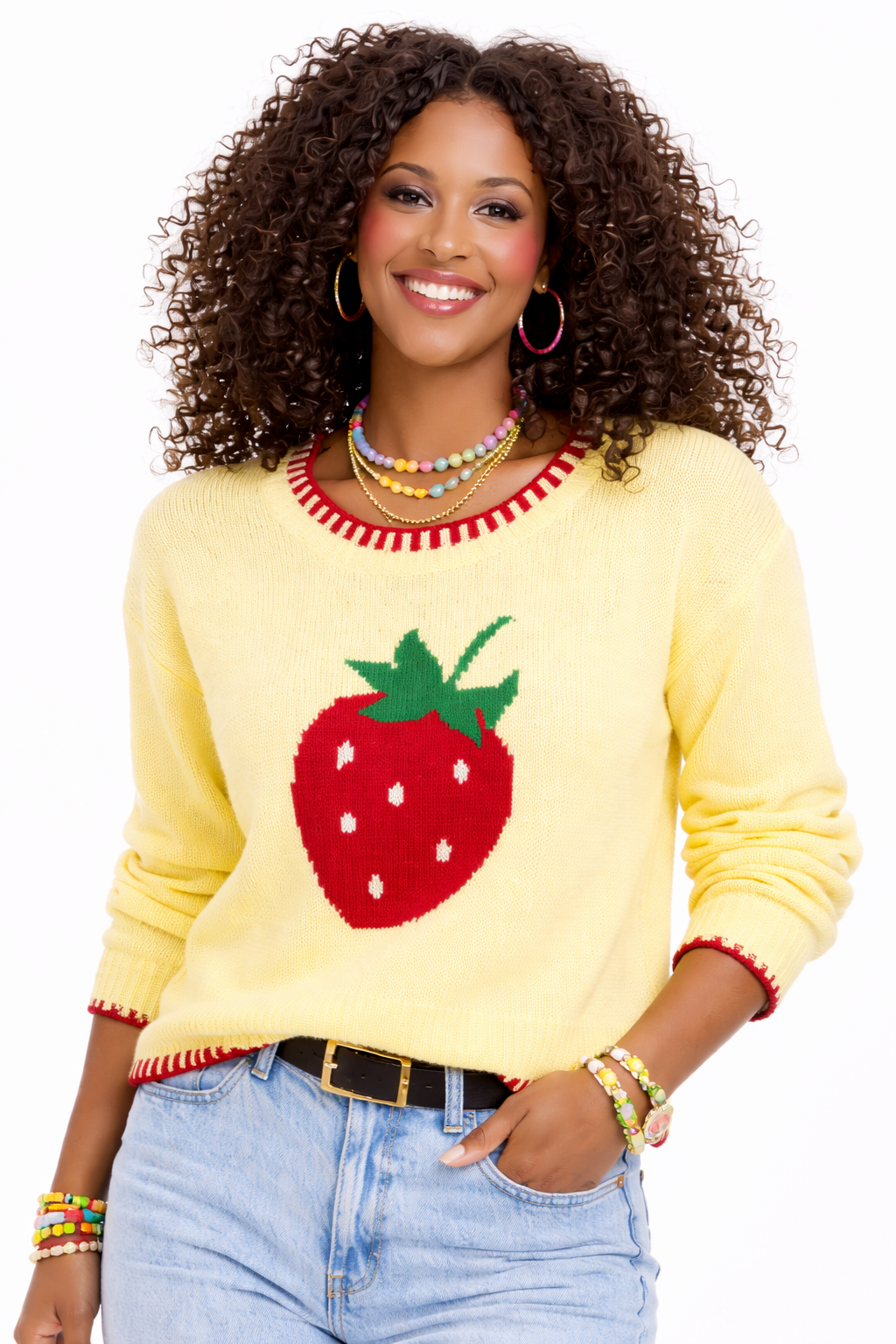 Strawberry Squeeze Sweater