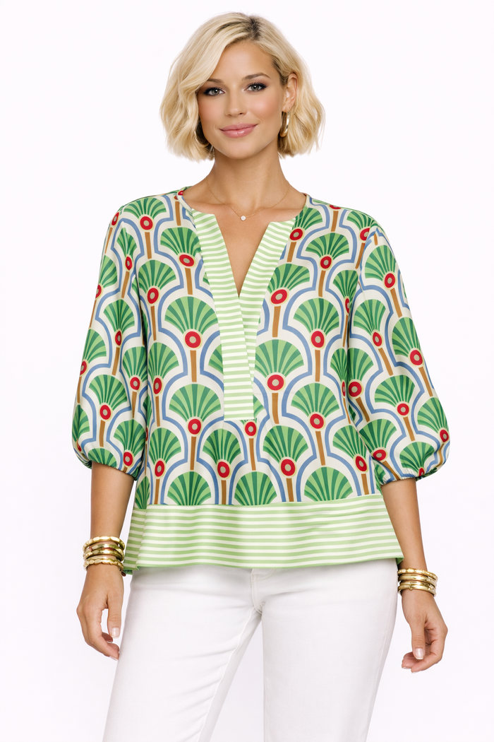 Fresh Palette Peplum Top